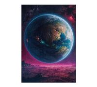 Jigsaw for Teenagerss 38x26cm/1000pcs Earth from Space Jigsaw for Adults Hands-on Game Difficult Challenge Challenging Game Gifts 38x26cm/1000pcs