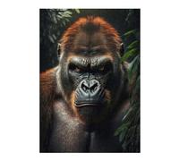 Jigsaw for Teenagerss 38x26cm/1000pcs Gorilla Generative AI Jigsaw for Adults Hands-on Game Difficult Challenge Challenging Game Gifts 38x26cm/1000pcs