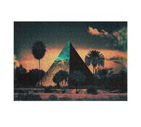 Jigsaw for Teenagerss 38x26cm/1000pcs Pyramids Under A Starry Sky Jigsaw for Adults DIY Toys Difficult Challenge Christmas Birthday Gifts 38x26cm/1000pcs