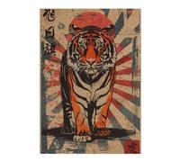 Jigsaw for Teenagerss 38x26cm/1000pcs Rising Sun Flag Tiger Jigsaw for Adults Hands-on Game Difficult Challenge Challenging Game Gifts 38x26cm/1000pcs