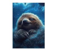 Jigsaw for Teenagerss 38x26cm/1000pcs Sleepy Sloth in Clouds Jigsaw for Adults DIY Toys Difficult Challenge Christmas Birthday Gifts 38x26cm/1000pcs