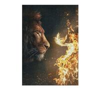 Jigsaw for Teenagerss 38x26cm/1000pcs The Fire Inside Jigsaw for Adults Hands-on Game Difficult Challenge Challenging Game Gifts 38x26cm/1000pcs
