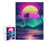 Jigsaw for Teenagerss 500 PCS Abstract Synthwave Cosmos Jigsaws for Adults Relaxing Games For Family Fun Christmas Birthday Gifts 500 PCS