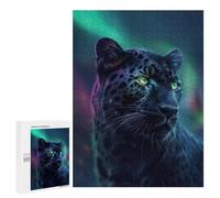 Jigsaw for Teenagerss 500 PCS Cosmic Black Leopard Puzzle for Adults Relax Games But Fun And Humorous Unique Birthday And Xmas Gifts 500 PCS