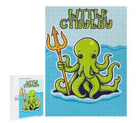 Jigsaw for Teenagerss 500 PCS Cute Cthulhu Octopus Jigsaws for Adults Relaxing Games For Family Fun Christmas Birthday Gifts 500 PCS