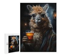 Jigsaw for Teenagerss 500 PCS Drunk Llama Adult Jigsaw Puzzle Relaxing Games Home Decoration Unique Birthday And Xmas Gifts 500 PCS