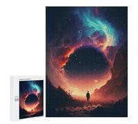 Jigsaw for Teenagerss 500 PCS Gateway to The Cosmos Adult Jigsaw Puzzle Brain Teaser Game Perfect Decoration Fun at Home Activities, 500 PCS
