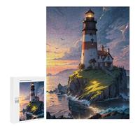 Jigsaw for Teenagerss 500 PCS Lighthouse Ocean Fantasy Puzzles for Adults Relax Games Analysis And Logic Fun at Home Activities, 500 PCS