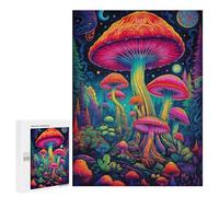 Jigsaw for Teenagerss 500 PCS Mushrooms No3 Teenagers Puzzles Relaxing Games Pattern Assembly Unique Birthday And Xmas Gifts 500 PCS