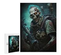 Jigsaw for Teenagerss 500 PCS Post-Apocalyptic Warrior -1 Adult Jigsaw Puzzle Brain Teaser Game Perfect Decoration Fun at Home Activities, 500 PCS