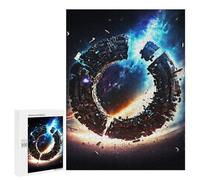 Jigsaw for Teenagerss 500 PCS Space Portal Quantum Puzzle for Adults Relax Games But Fun And Humorous Unique Birthday And Xmas Gifts 500 PCS