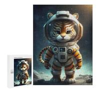 Jigsaw for Teenagerss 500 PCS Space Tiger Adventurer Teenagers Puzzles Relaxing Games Pattern Assembly Unique Birthday And Xmas Gifts 500 PCS