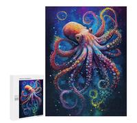 Jigsaw for Teenagerss 500 PCS The Intelligent Octopus 2 Adult Jigsaw Puzzle Brain Teaser Game Perfect Decoration Fun at Home Activities, 500 PCS