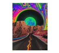 Jigsaw for Teenagerss 52x38cm/1000pcs Road to Nowhere Jigsaw for Adults DIY Toys Difficult Challenge Christmas Birthday Gifts 52x38cm/1000pcs