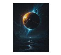 Jigsaw for Teenagerss 52x38cm/1000pcs The Eclipse of The Earth Jigsaw for Adults Hands-on Game Difficult Challenge Challenging Game Gifts 52x38cm/1000pcs