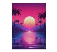 Jigsaw for Teenagerss 52x38cm/1000pcsElectric Horizon Hues Jigsaw for Adults Hands-on Game Difficult Challenge Challenging Game Gifts 52x38cm/1000pcs