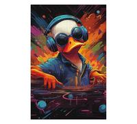Jigsaw for Teenagerss 75x50cm/1000pcs DJ Duck in Action Jigsaw for Adults DIY Toys Difficult Challenge Christmas Birthday Gifts 75x50cm/1000pcs