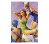 Jigsaw for Teenagerss 75x50cm/1000pcs Ladies in Swimsuits Jigsaw for Adults Hands-on Game Difficult Challenge Challenging Game Gifts 75x50cm/1000pcs