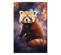 Jigsaw for Teenagerss 75x50cm/1000pcs Red Panda in Space Jigsaw for Adults DIY Toys Difficult Challenge Christmas Birthday Gifts 75x50cm/1000pcs