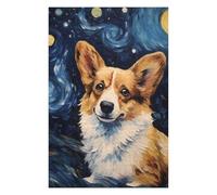 Jigsaw for Teenagerss 75x50cm/1000pcs Welsh Corgi Jigsaw for Adults Hands-on Game Difficult Challenge Challenging Game Gifts 75x50cm/1000pcs