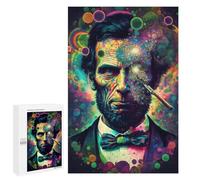 Jigsaw for Teenagerss1000 PCS Abraham Lincoln Vision Adult Puzzles Relaxing Games Difficult Challenge Unique Birthday And Gifts 1000 PCS