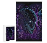 Jigsaw for Teenagerss1000 PCS Alien in The Forest Puzzles for Adults Hands-on Game Enhance Memory Unique Birthday And Gifts 1000 PCS