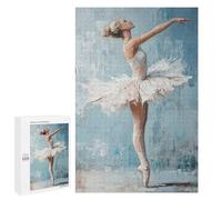 Jigsaw for Teenagerss1000 PCS Ballet Dancer Painting Ballerina Puzzle for Adults Fun Games Difficult Challenge Deal As Gifts for The Whole Family 1000 PCS