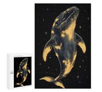 Jigsaw for Teenagerss1000 PCS Celestial Whale in Starry Night Puzzle for Adults Fun Games Difficult Challenge Deal As Gifts for The Whole Family 1000 PCS