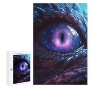Jigsaw for Teenagerss1000 PCS Dragon's Gaze Mystic Eye Artwork Puzzles for Adults Hands-on Game Enhance Memory Unique Birthday And Gifts 1000 PCS