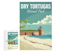 Jigsaw for Teenagerss1000 PCS Dry Tortugas National Park Puzzle for Adults Fun Games Difficult Challenge Deal As Gifts for The Whole Family 1000 PCS