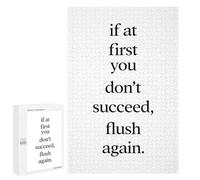 Jigsaw for Teenagerss1000 PCS Flush Again Puzzle for Adults Fun Games Difficult Challenge Deal As Gifts for The Whole Family 1000 PCS