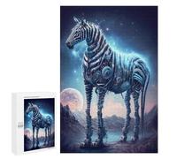 Jigsaw for Teenagerss1000 PCS Galactic Zebra A Cosmic Wonder Puzzles for Adults Hands-on Game Enhance Memory Unique Birthday And Gifts 1000 PCS