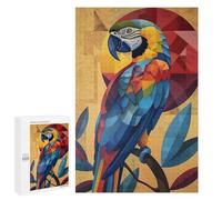 Jigsaw for Teenagerss1000 PCS Geometric Macaw Art Puzzle for Adults Fun Games Difficult Challenge Deal As Gifts for The Whole Family 1000 PCS