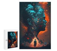 Jigsaw for Teenagerss1000 PCS Inner Fire A Journey Within Adult Puzzles Relaxing Games Difficult Challenge Unique Birthday And Gifts 1000 PCS