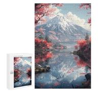 Jigsaw for Teenagerss1000 PCS Japan Temple Inspiration Puzzle for Adults Fun Games Difficult Challenge Deal As Gifts for The Whole Family 1000 PCS
