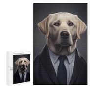 Jigsaw for Teenagerss1000 PCS Labrador Suit Puzzle for Adults Fun Games Difficult Challenge Deal As Gifts for The Whole Family 1000 PCS