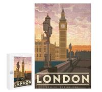 Jigsaw for Teenagerss1000 PCS London England Puzzles for Adults Relaxing Games Wall Decoration Unique Birthday And Gifts 1000 PCS