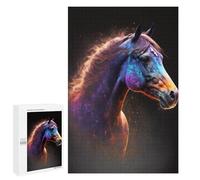 Jigsaw for Teenagerss1000 PCS Magical Horse Portrait Puzzles for Adults Hands-on Game Enhance Memory Unique Birthday And Gifts 1000 PCS