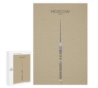 Jigsaw for Teenagerss1000 PCS Moscow City Snippet Puzzle for Adults Fun Games Difficult Challenge Deal As Gifts for The Whole Family 1000 PCS
