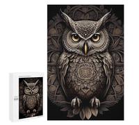 Jigsaw for Teenagerss1000 PCS Ornate Owl Artwork Adult Puzzles Relaxing Games Difficult Challenge Unique Birthday And Gifts 1000 PCS