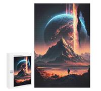 Jigsaw for Teenagerss1000 PCS Planetary Aurora Adventure Adult Puzzles Relaxing Games Difficult Challenge Unique Birthday And Gifts 1000 PCS