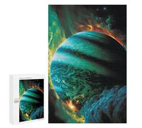 Jigsaw for Teenagerss1000 PCS Planetary Aurora Celestial Dance of Lights Puzzles for Adults Hands-on Game Enhance Memory Unique Birthday And Gifts 1000 PCS