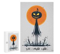 Jigsaw for Teenagerss1000 PCS Pumpkin King - Spooky Halloween Art Puzzle for Adults Fun Games Difficult Challenge Deal As Gifts for The Whole Family 1000 PCS