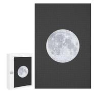 Jigsaw for Teenagerss1000 PCS Silver Moon Puzzle for Adults Fun Games Difficult Challenge Deal As Gifts for The Whole Family 1000 PCS