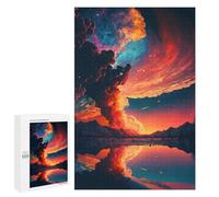 Jigsaw for Teenagerss1000 PCS Volcanic Sky Reflections Adult Puzzles Relaxing Games Difficult Challenge Unique Birthday And Gifts 1000 PCS