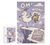 Jigsaw for Teenagerss1000 PCS Yoga Fail Mountain Goat Edition Puzzle for Adults Fun Games Difficult Challenge Deal As Gifts for The Whole Family 1000 PCS