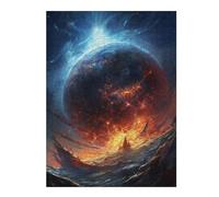 Jigsaw for Teenagerss1000pcs(52x38cm) Galactic Planet Exploding Adult Jigsaw Puzzle Brain Teaser Game Birthday Present Stress Reduction Gifts 1000pcs(52x38cm)