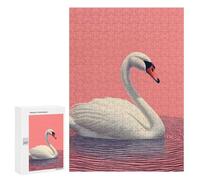 Jigsaw for Teenagerss300 PCS Abstract Swan Puzzle for Adults Fun Games Difficult Challenge Deal As Gifts for The Whole Family 300 PCS
