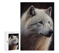 Jigsaw for Teenagerss300 PCS Arctic Wolf Puzzle for Adults Fun Games Difficult Challenge Deal As Gifts for The Whole Family 300 PCS