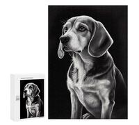 Jigsaw for Teenagerss300 PCS Beagle Drawn Puzzle for Adults Fun Games Difficult Challenge Deal As Gifts for The Whole Family 300 PCS